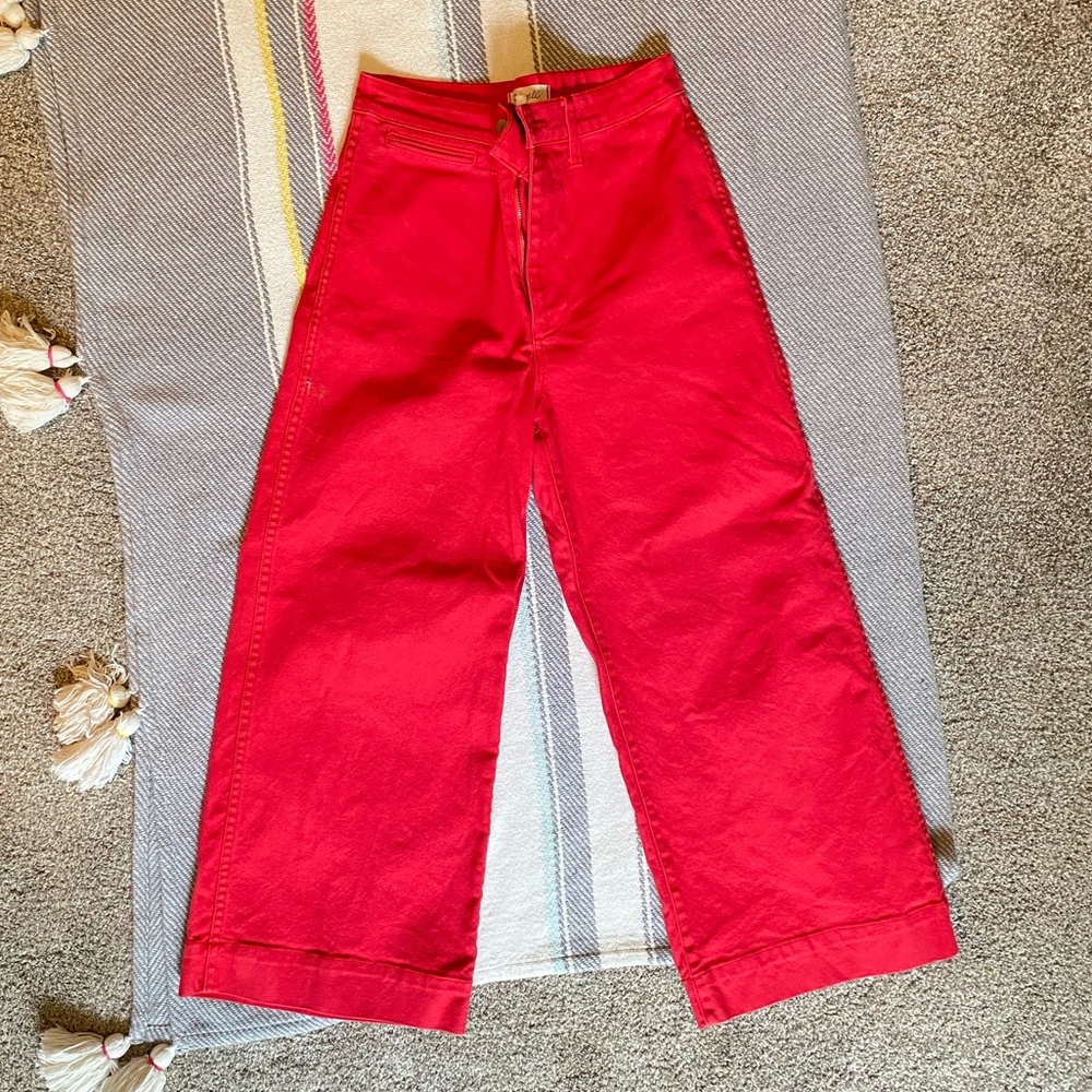 Madewell Emmett wide leg crop!
